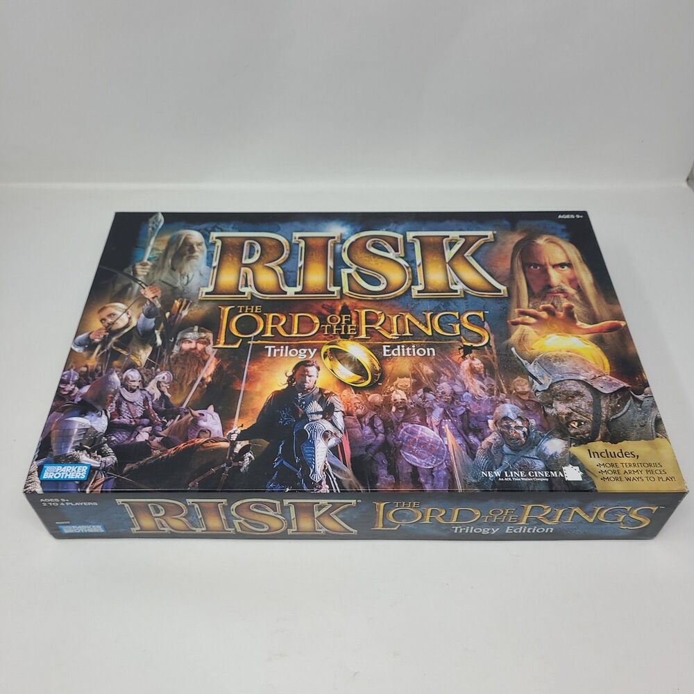 Risk: The Lord of the Rings Trilogy Edition - 100% Complete with The One Ring